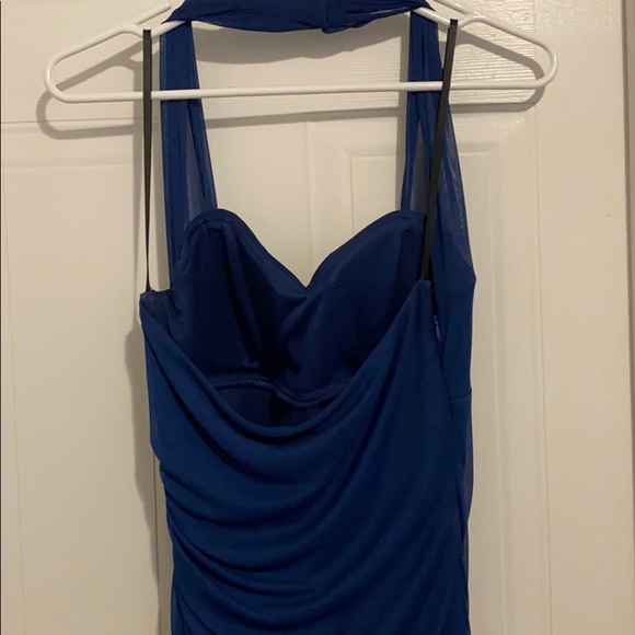 Long Halter Prom Dress - Picture 5 of 6